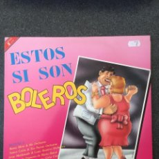 Discos de vinilo: ESTOS SI SON BOLEROS - DOBLE LP VINILO - MANZANA - 1990 - ¡MUY BUEN ESTADO!