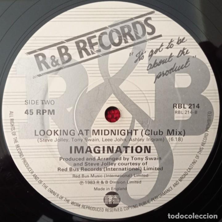 Discos de vinilo: IMAGINATION ** Looking At Midnight ** MAXI SINGLE VINILO ORIGINAL 1983 UK - Foto 2