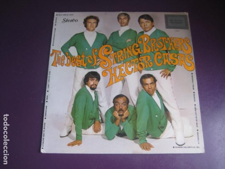 Vinyl records: Hector Casas &ndash; The Best Of String Brothers - lp del plata 60's 70's - melodica pop latina, poco uso