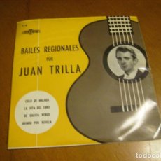 Discos de vinilo: EP - JUAN TRILLA - CIELO DE MALAGA + 3- GUITARRA SOLA DEL RARO SELLO MAYANG EX. Lote 359466450
