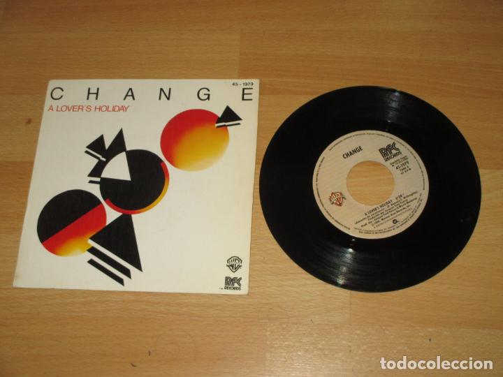 Discos de vinilo: CHANGE - A LOVER&acute;S HOLIDAY - SINGLE - SPAIN - HISPAVOX - L - - Foto 1