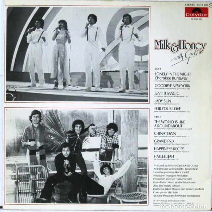 Discos de vinilo: MILK & HONEY - WITH GALI - LP - Foto 2