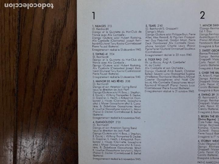 Discos de vinilo: Django Reinhardt - nuages + djangology +.... - Foto 5