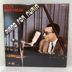 Disques de vinyle: LP - VINILO TETE MONTOLIU - PIANO FOR NURIA - ESPAÑA - AÑO 1982. Lote 359542055