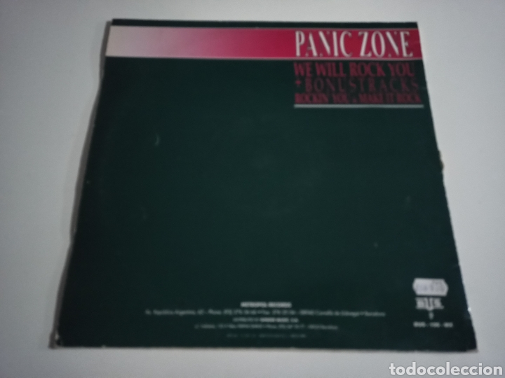 Discos de vinilo: Panic Zone - We Will Rock You - Foto 2