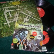 Disques de vinyle: GLENN MILLER Y SU ORQUESTA - EN FORMA ..LP 1974 + EP THE MODERNAIRES CANTA A GLENN MILLER RARO. Lote 359593560