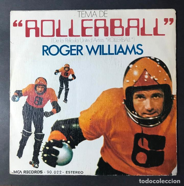 Discos de vinilo: ROGER WILLIAMS - Tema De Rollerball O.S.T - SINGLE 1975 - MCA - Foto 1