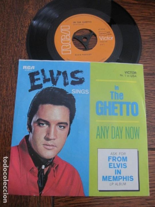 Discos de vinilo: ELVIS &acute;In the Ghetto` - Foto 1