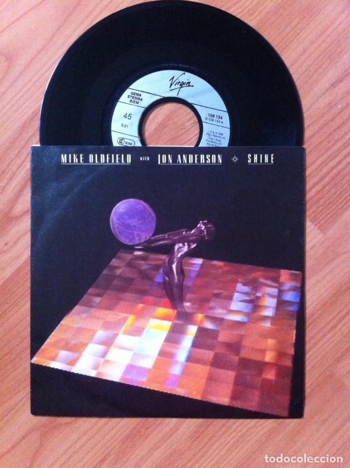 Discos de vinilo: MIKE OLDFIELD with JON ANDERSON `Shine` - Foto 1