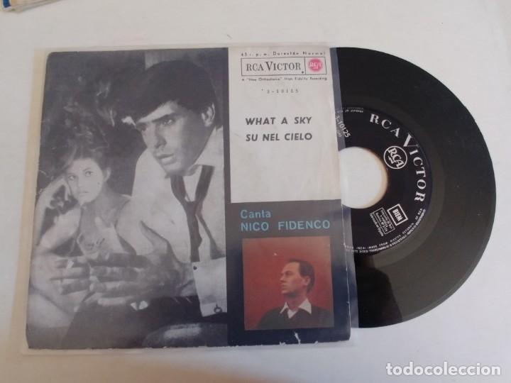 Discos de vinilo: NICO FIDENCO-SINGLE WHAT A SKY - Foto 1