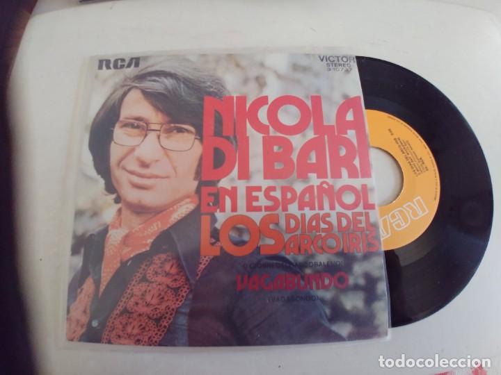 Disques de vinyle: NICOLA DI BARI-SINGLE LOS DIAS DEL ARCO IRIS-EN ESPA&Ntilde;OL