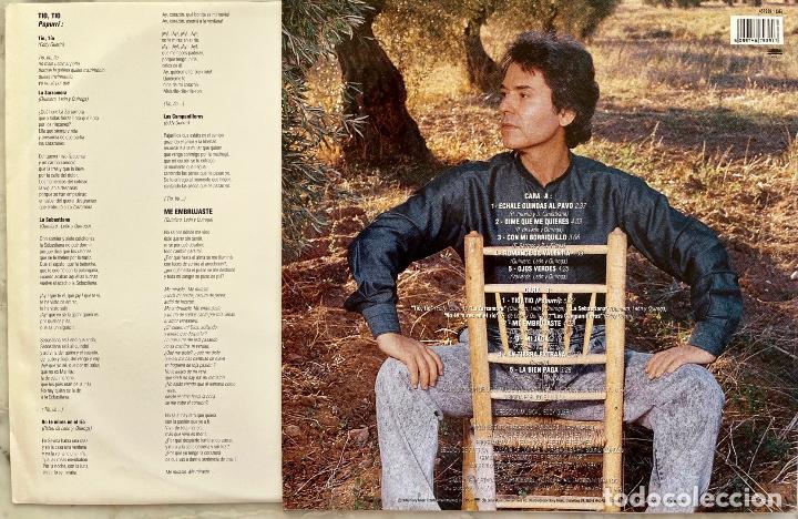 Discos de vinilo: RAPHAEL ANDALUZ, LP ORIGINAL ESPA&Ntilde;A CON FUNDA INTERIOR LETRAS - Foto 2
