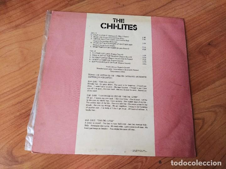 Discos de vinilo: Chi-lites Lp half a love Esp 1976 - Foto 2