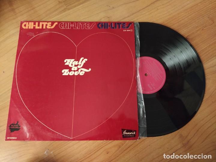 Discos de vinilo: Chi-lites Lp half a love Esp 1976 - Foto 1