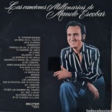 Disques de vinyle: LP DOBLE - MANOLO ESCOBAR - LAS CANCIONES MILLONARIAS DE MANOLO ESCOBAR 1975. Lote 359671955
