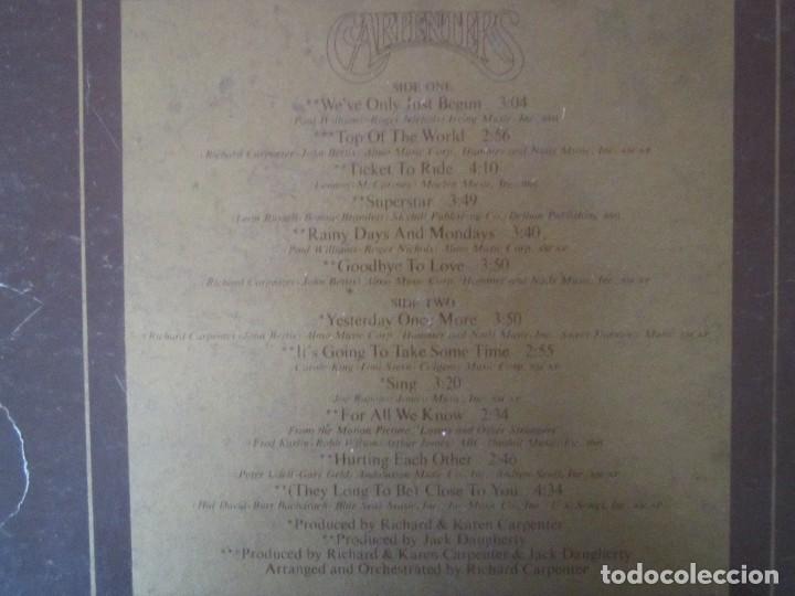 Discos de vinilo: (90) VINILO LP CARPENTERS - Foto 2