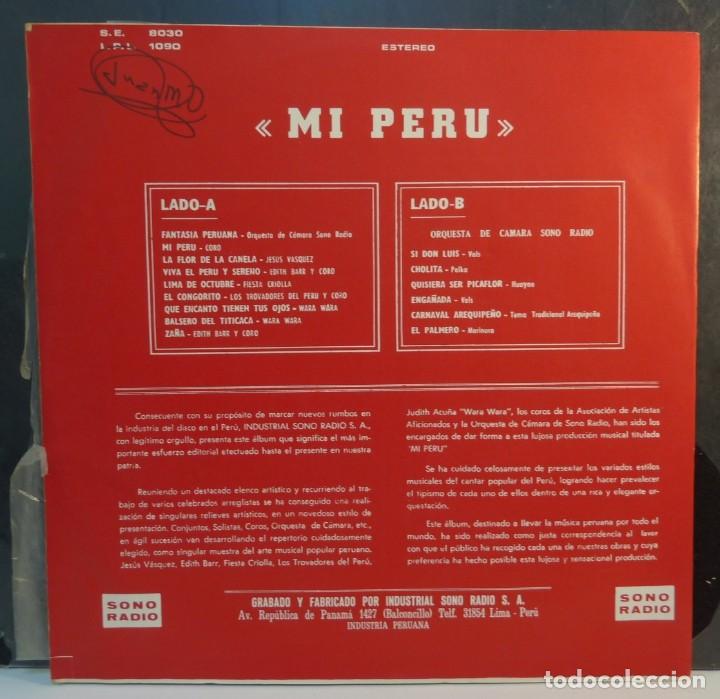 Discos de vinilo: MI PERU // VARIOS // HECHO EN PERU // - Foto 2