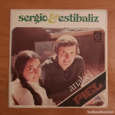 Discos de vinilo: SINGLE : SERGIO Y ESTIBALIZ - ANABEL. Lote 359718185