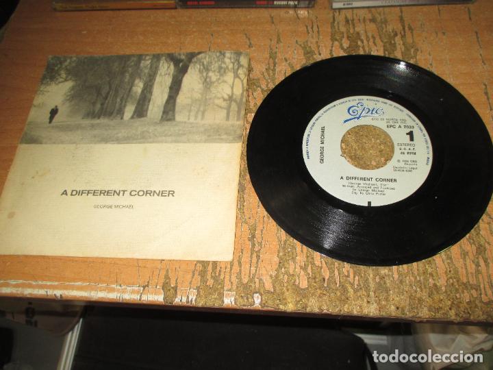 Discos de vinilo: GEORGE MICHAEL - A DIFFERENT CORNER - SINGLE - SPAIN - EPIC - LE - - Foto 1