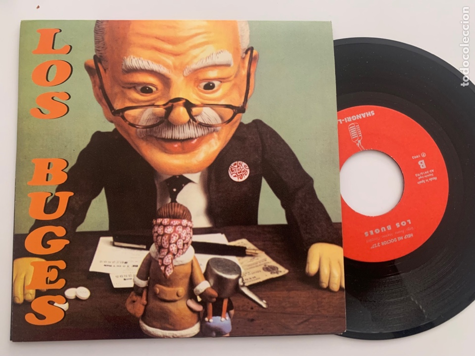 Discos de vinilo: Single ep Los Buges - Cerebrum Circles / Help Me Doctor - Foto 1
