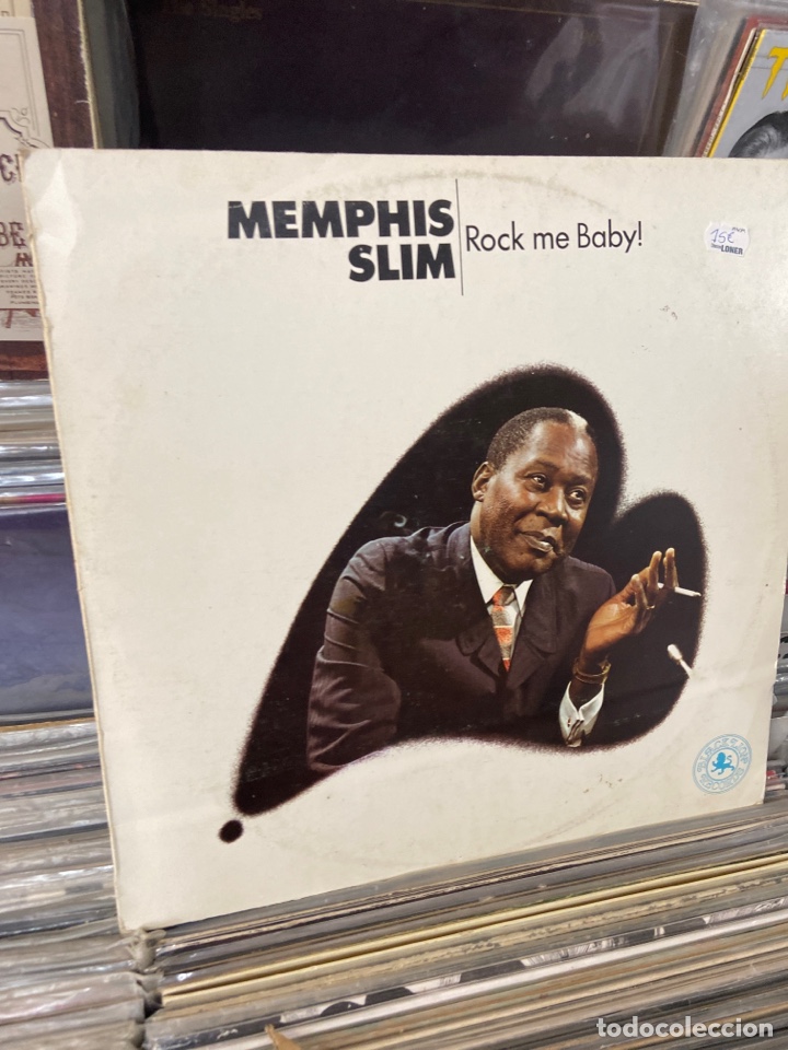 Discos de vinilo: Memphis Slim Rock Me Baby - Foto 1