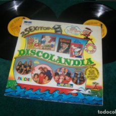 Disques de vinyle: DISCOLANDIA - DISCOLANDIA MUSICA SERIES INFANTILES ..2LP´S - CARPETA ABIERTA DEL AÑO 1976. Lote 359787895