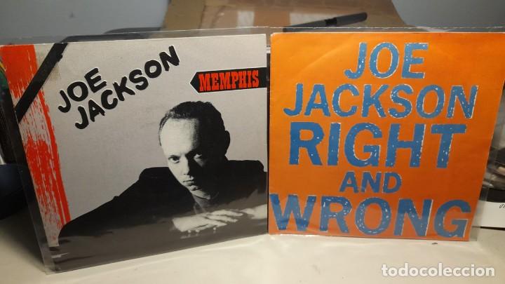 Discos de vinilo: 2 SINGLES DE JOE JACKSON : MEMPHIS + RIGHT AND WRONG - Foto 1
