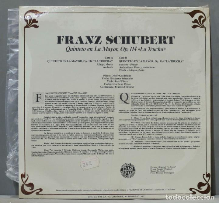Discos de vinilo: LP. SCHUBERT. 21. COLECCION RTVE - Foto 2