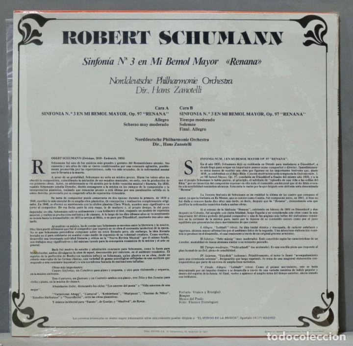 Discos de vinilo: LP. SCHUMANN. 27. COLECCION RTVE - Foto 2