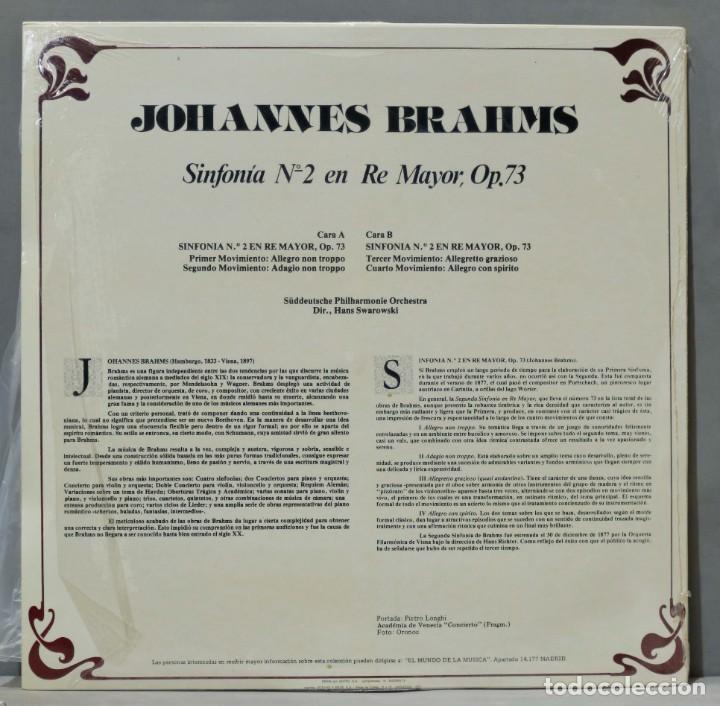 Discos de vinilo: LP. BRAHMS. 33. COLECCION RTVE - Foto 2