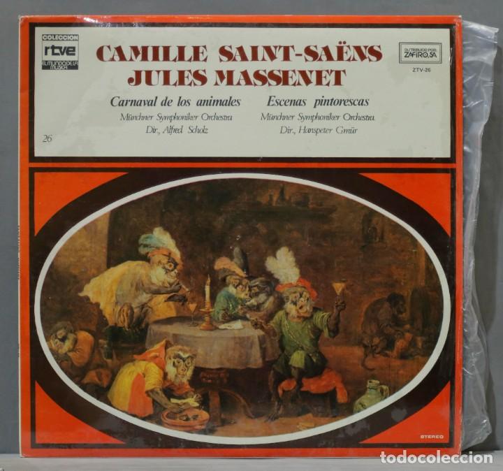 Dischi in vinile: LP. SAINT-SAENS. MASSENET. 26. COLECCION RTVE