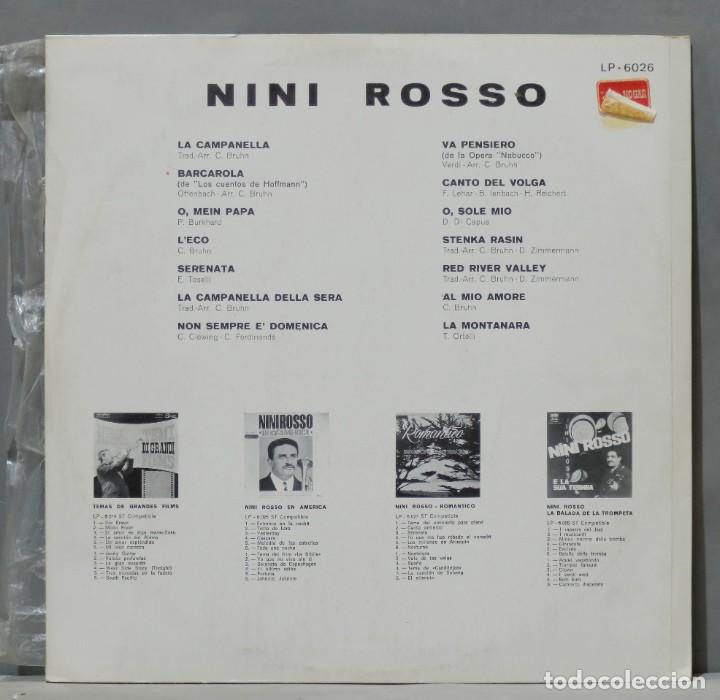 Discos de vinilo: LP. NINI ROSSO. PALOBAL - Foto 2