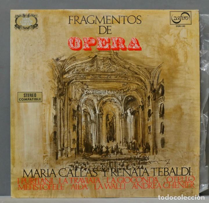 Discos de vinilo: LP. FRAGMENTOS DE OPERA. CALLAS. TEBALDI - Foto 1