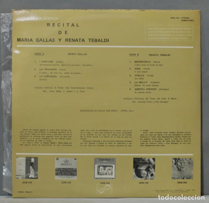 Discos de vinilo: LP. FRAGMENTOS DE OPERA. CALLAS. TEBALDI - Foto 2