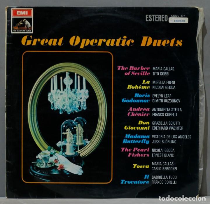Discos de vinilo: LP. Great Operatic Duets - Foto 1