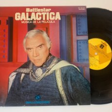 Discos de vinil: LP MÚSICA DE LA PELÍCULA GALÁCTICA BATTLESTAR EDICIÓN ESPAÑOLA DE 1979. Lote 359872170