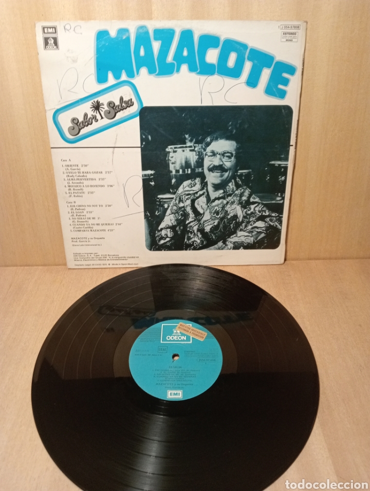 Discos de vinilo: Mazacote y su Orquesta. En salsa. A&ntilde;o 1976. - Foto 2
