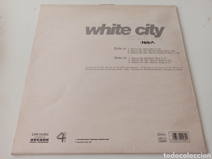 Discos de vinilo: White City - Wanna Be (Remix) - Foto 2