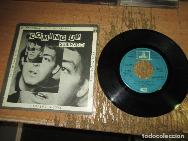 Discos de vinilo: PAUL MCCARTNEY - COMING UP - SINGLE - SPAIN - ODEON - L - - Foto 1