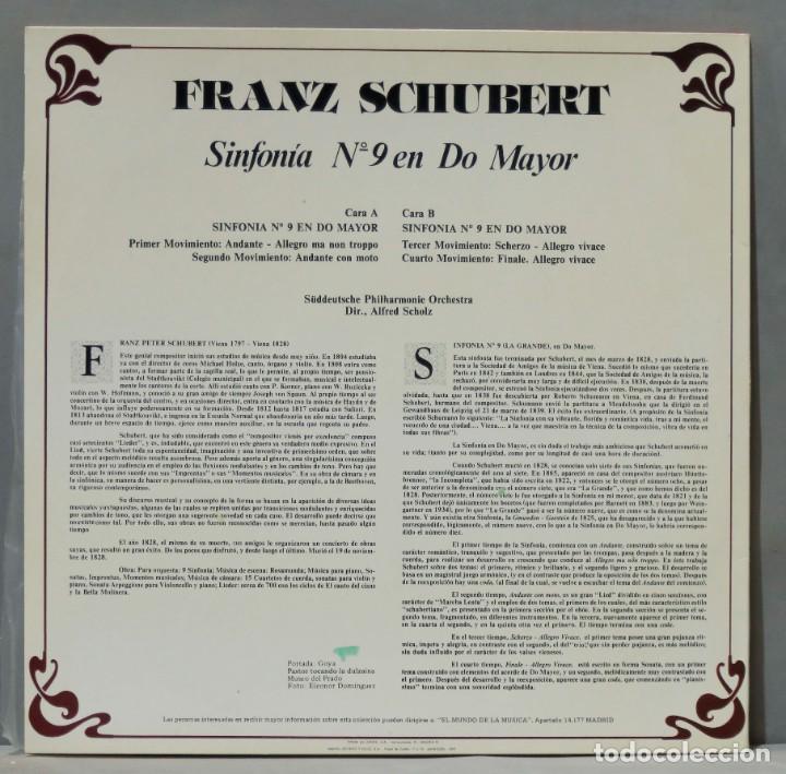 Discos de vinilo: LP. SCHUBERT. 35. COLECCION RTVE - Foto 2