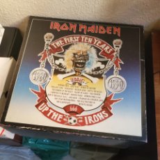 Discos de vinilo: IRON MAIDEN LP THE TEN FIRST YEARS CAJA BOX. Lote 359941895