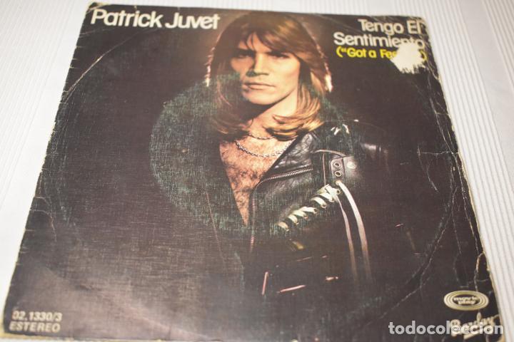 Discos de vinilo: SINGLE PATRICK JUVET TENGO EL SENTIMIENTO 1978 - Foto 1