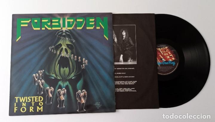 Discos de vinilo: LP FORBIDDEN - TWISTED INTO FORM - Foto 3