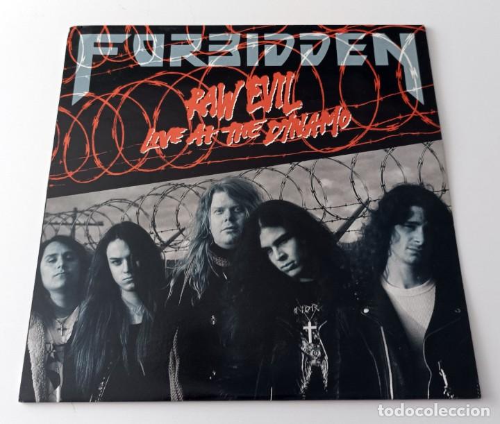 Discos de vinilo: LP FORBIDDEN - RAW EVIL - LIVE AT THE DYNAMO - Foto 1