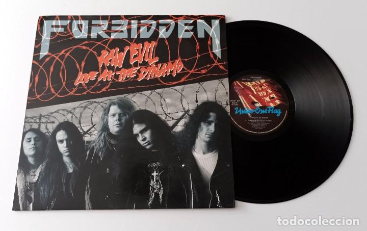 Discos de vinilo: LP FORBIDDEN - RAW EVIL - LIVE AT THE DYNAMO - Foto 3