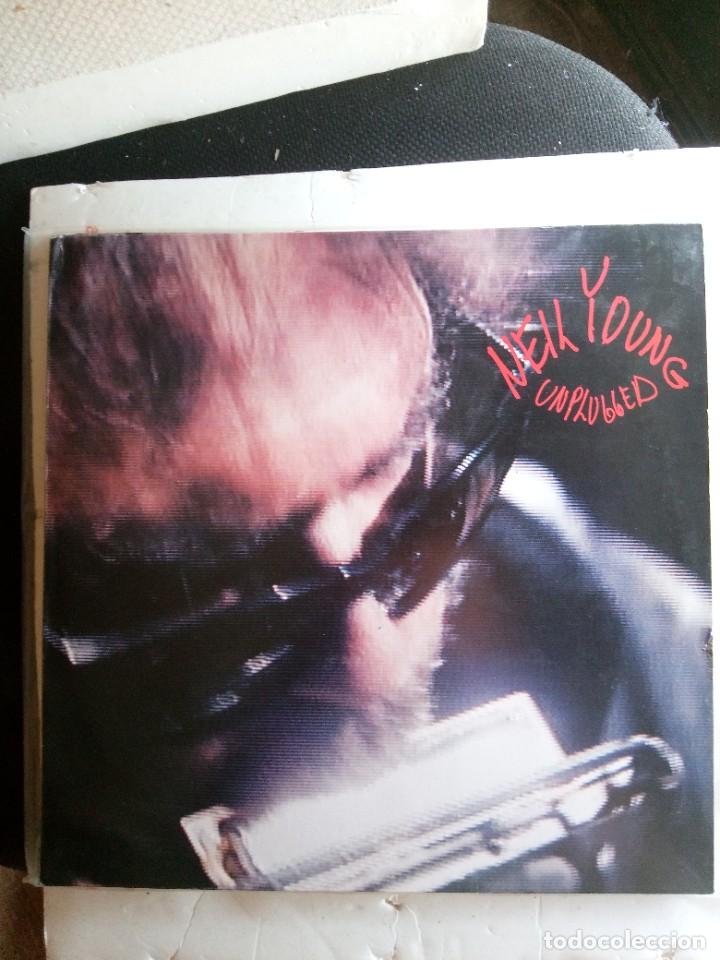 Discos de vinilo: neil young unplugged 1993 lp - Foto 1