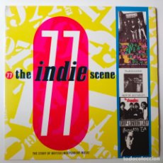 Discos de vinilo: THE INDIE SCENE 77- UK 2 LP 1991- RAMONES- THE VIBRATORS- BUZZCOCKS-THE STRANGLERS- COMO NUEVO.