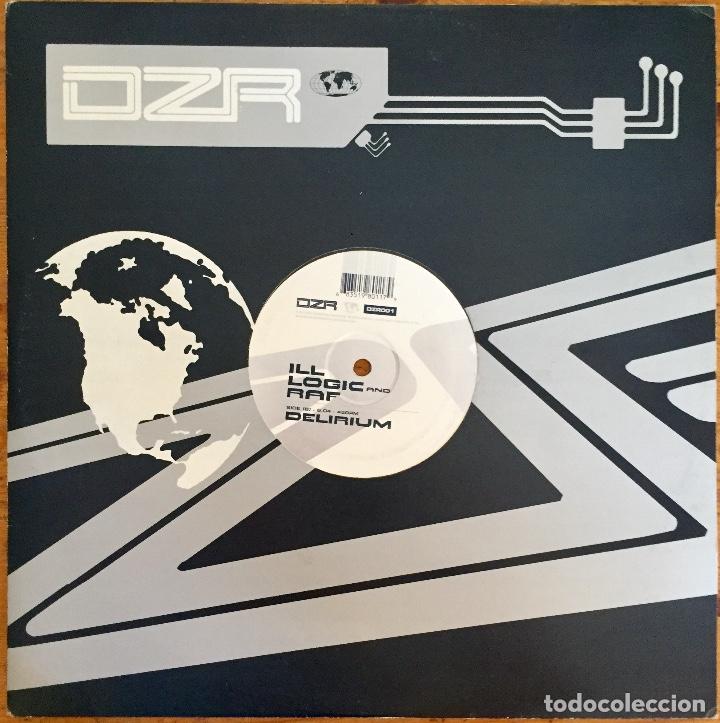 Discos de vinilo: ILL LOGIC & RAF : ELECTROZAN / DELIRIUM [DZR - UK 2003] 12&rdquo; - Foto 1