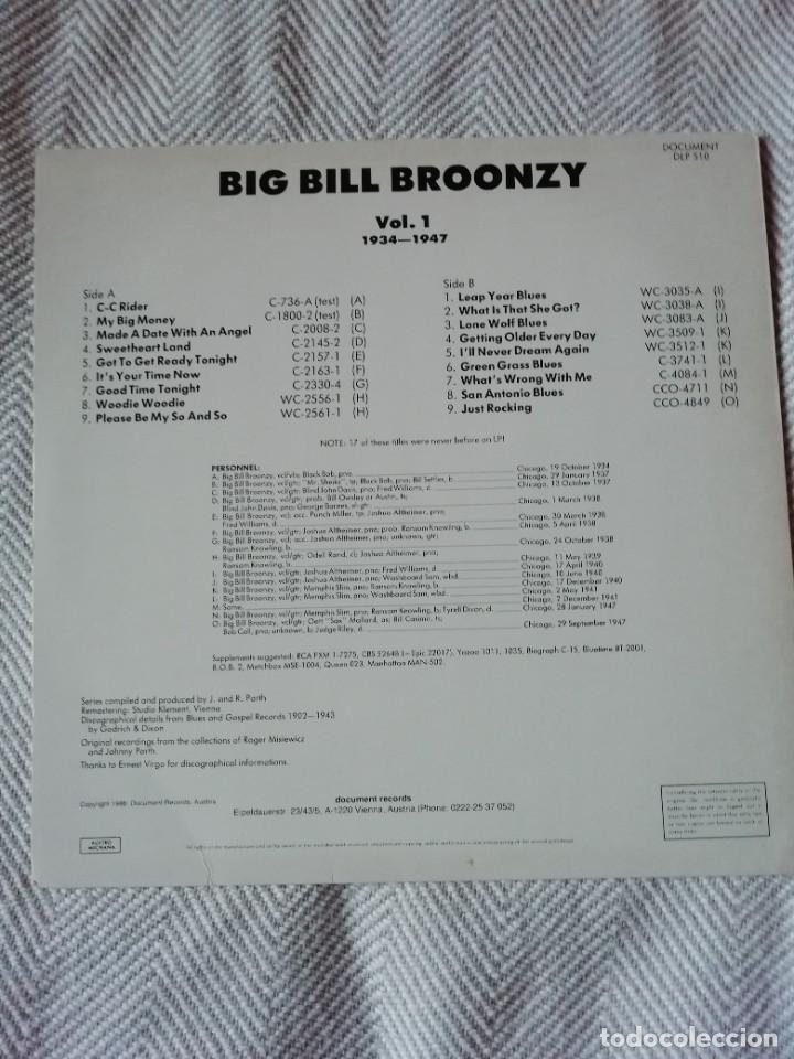 Discos de vinilo: Big Bill Broonzy - Foto 2