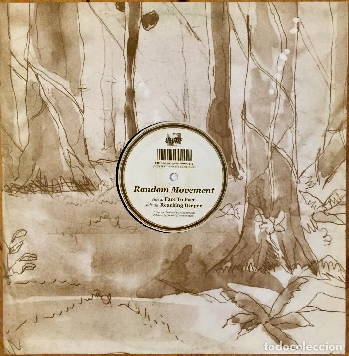 Discos de vinilo: RANDOM MOVEMENT : FACE TO FACE / REACHING DEEPER [CREATIVE SOURCE - UK 2007] 12&rdquo; - Foto 1